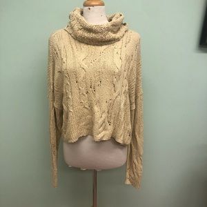 Free People Crop Sweater: Shades of Dawn (PM1863)